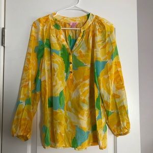 Lilly Pulitzer Silk Elsa Top
